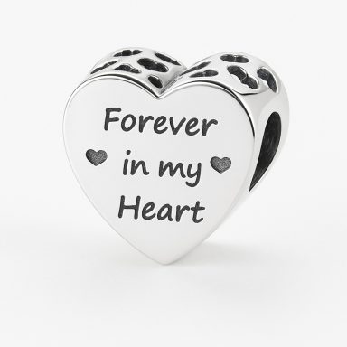 Herzanhänger „Forever in my Heart“ – 925 Sterling Silber forever in mij heart